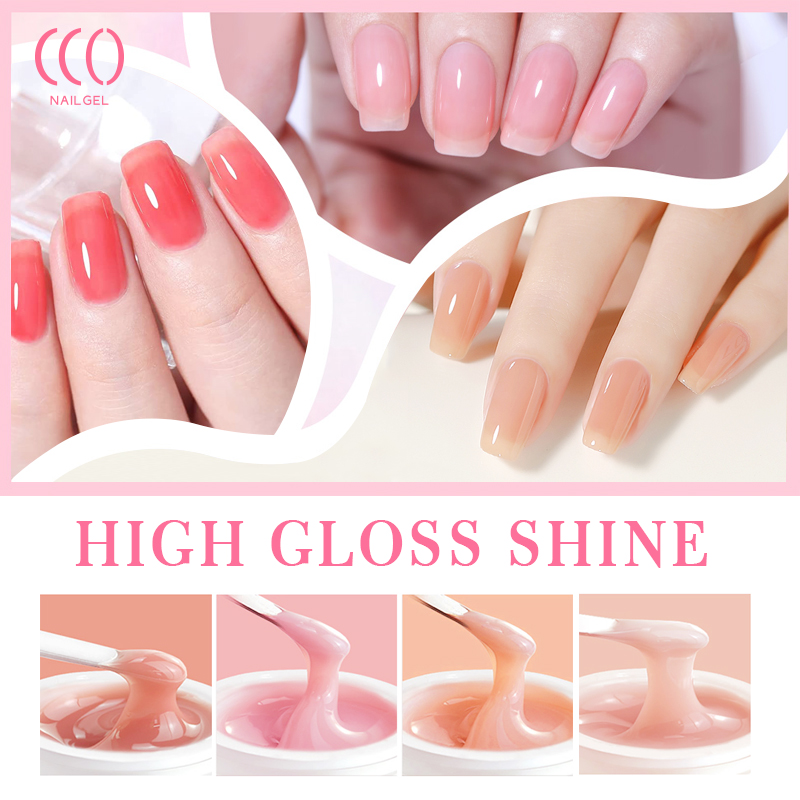 Wholesale 30g Organic Vegan Nail Supplies Custom Private Label Uv Nail Jelly Gel Polish