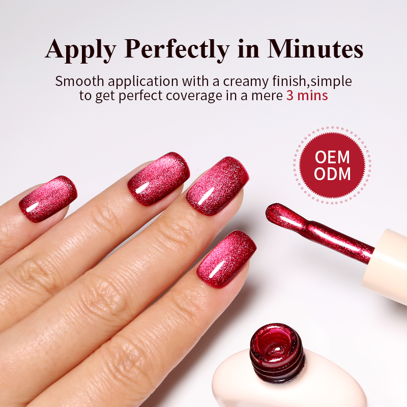 IMTITI OEM/ODM Summer 6 Colors New High-density Cat's Eye Nail Gel Porcelain Lce Fairy Cat Eye Gel Polish