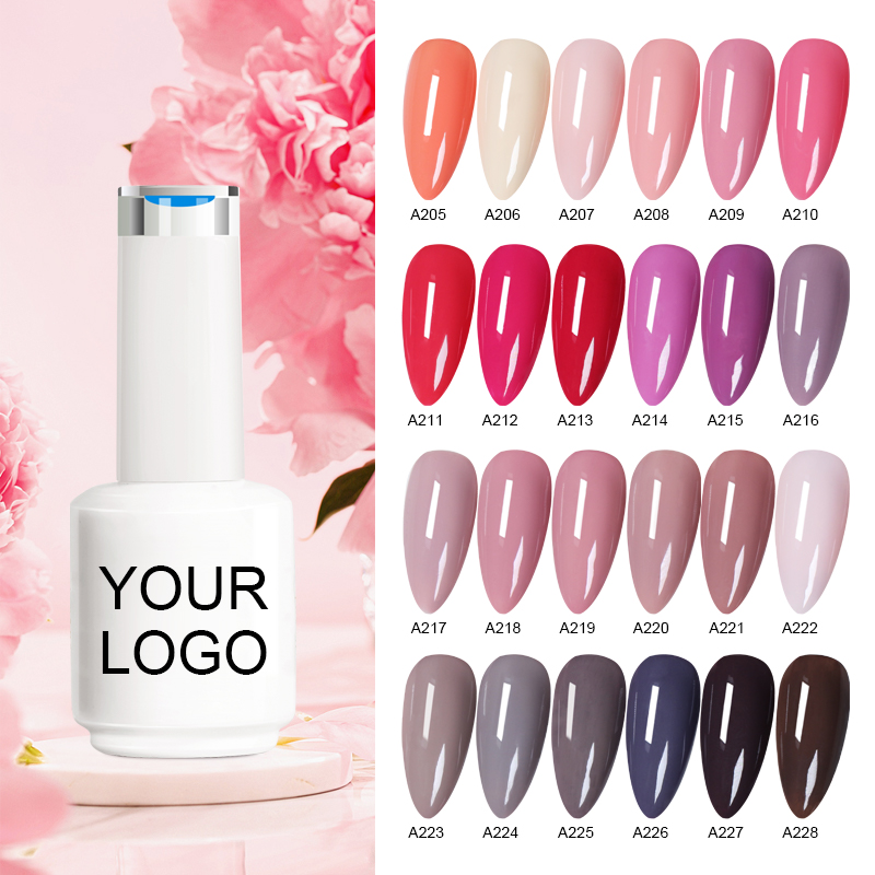 Private Label Gel Polish Set 3000+ Colors Bottle Nail Products Salon Cosmetics Uv Gel Nail Polish