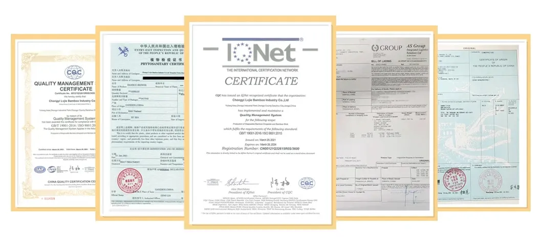 Certificates