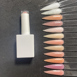 Hot Sale 15ml UV Gel Free Samples Brush-On Builder Liquid Poly Gel Polish for Nail Extensions in Bottle From the Best Seller