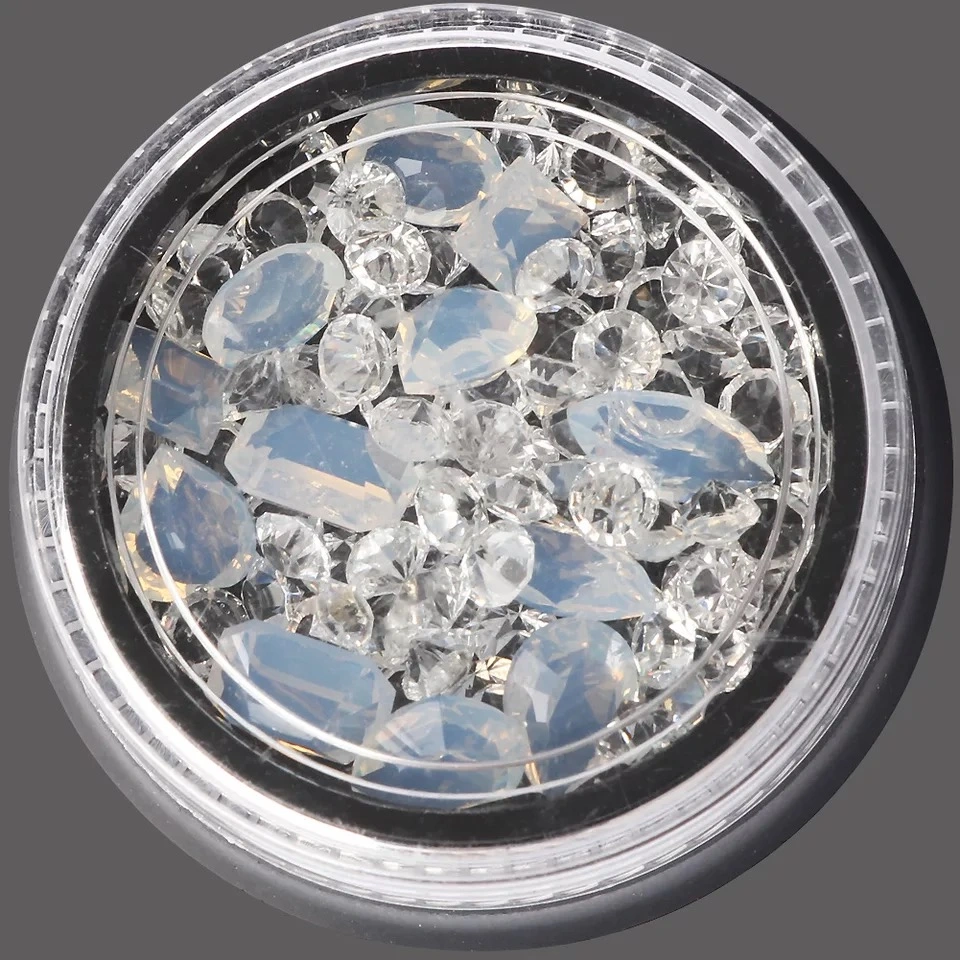 3D Nail Art Decorations Acrylic Diamond Different Shapes Nail Rhinestones