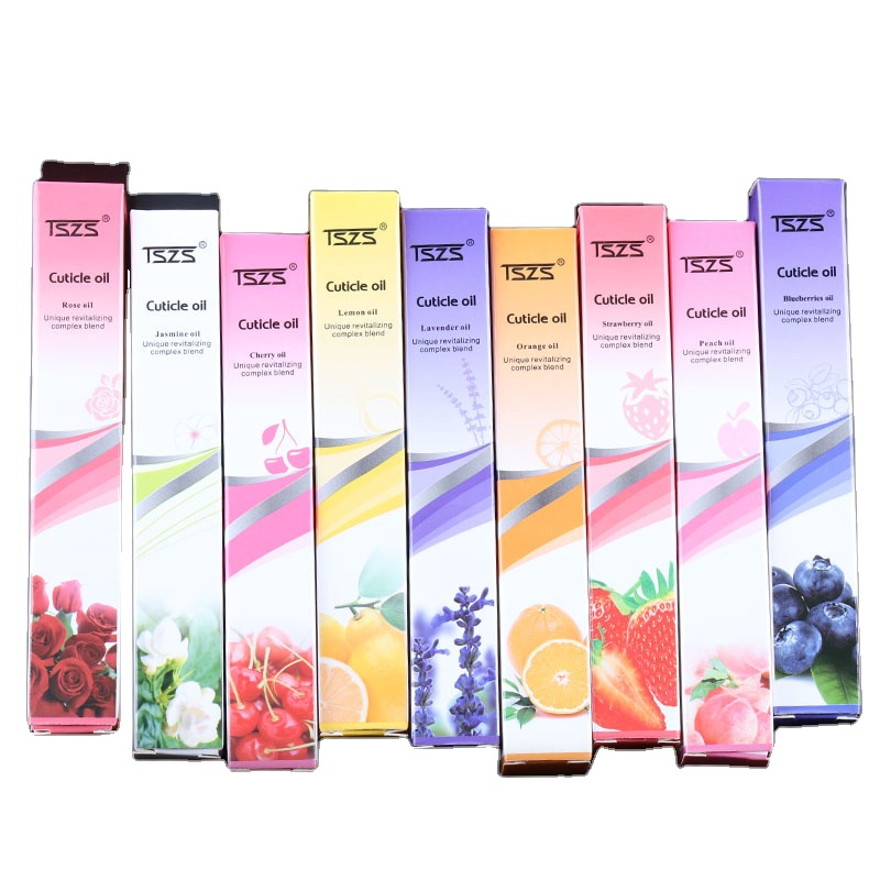 TSZS NB-3 High Quality 9 Different Flavors Cuticle Revitalizer Oil Pen Nail Art Care Cuticle Oil Pen