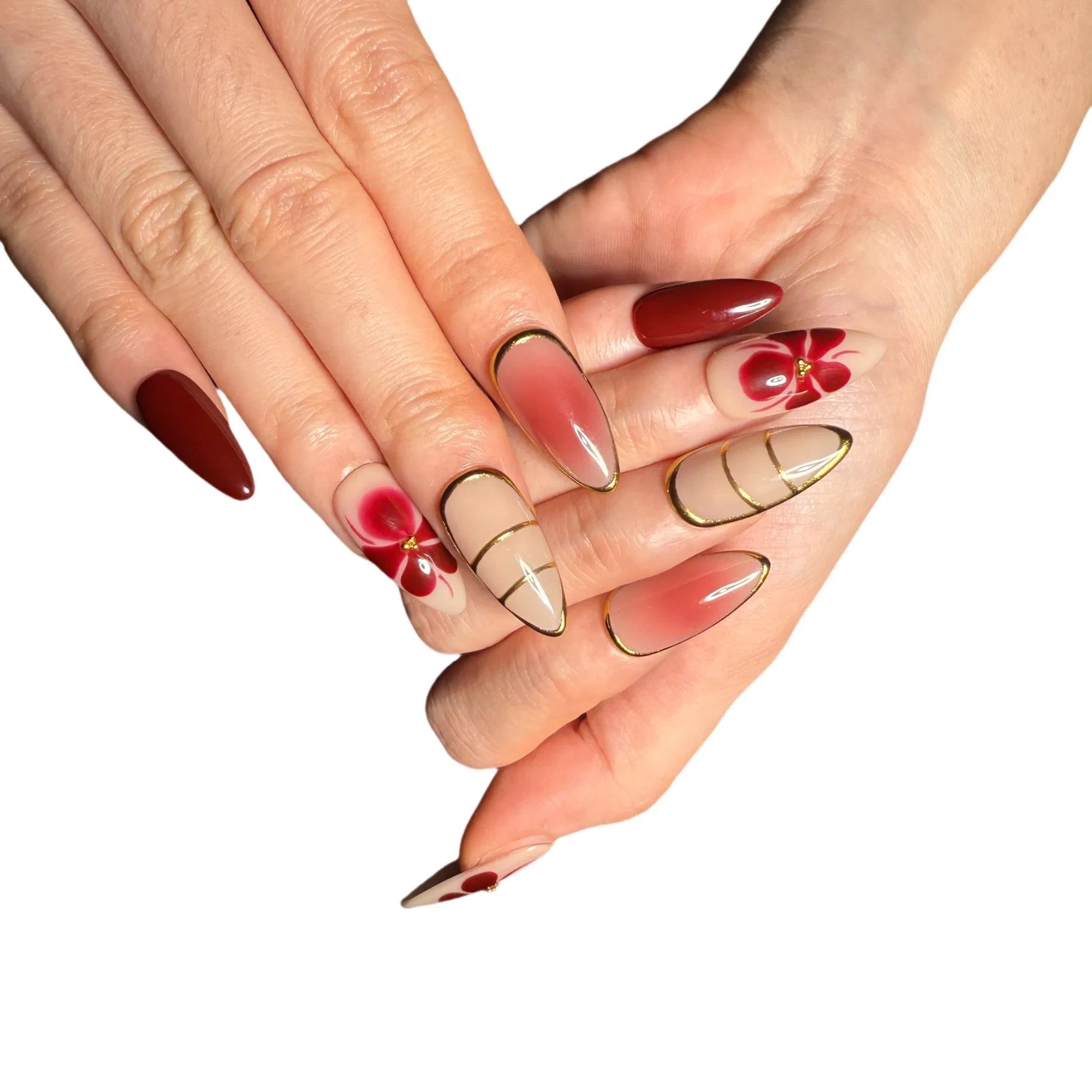 100% Handcrafted Luxury Nail Art Designs