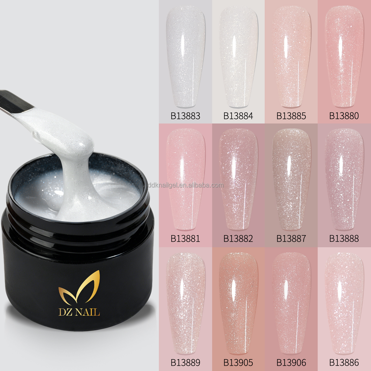 Professional Nail Eco-Friendly HEMA &amp; TPO Free High Transparent Nail Extension Gel OEM ODM Suitable for Global Resale