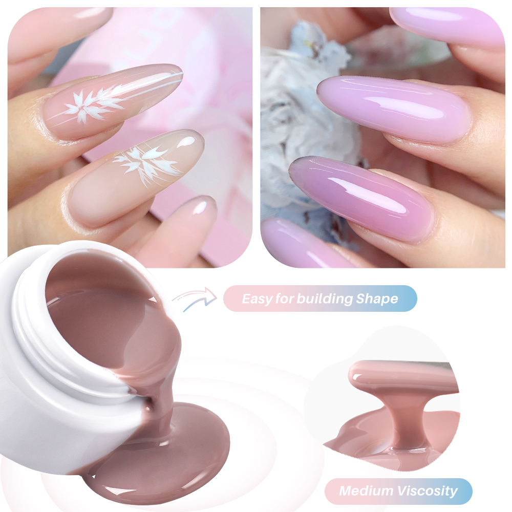 Deroi Professional Product Hard Gel Nail Builder Hard Extension Nail Gel Builder for Nail