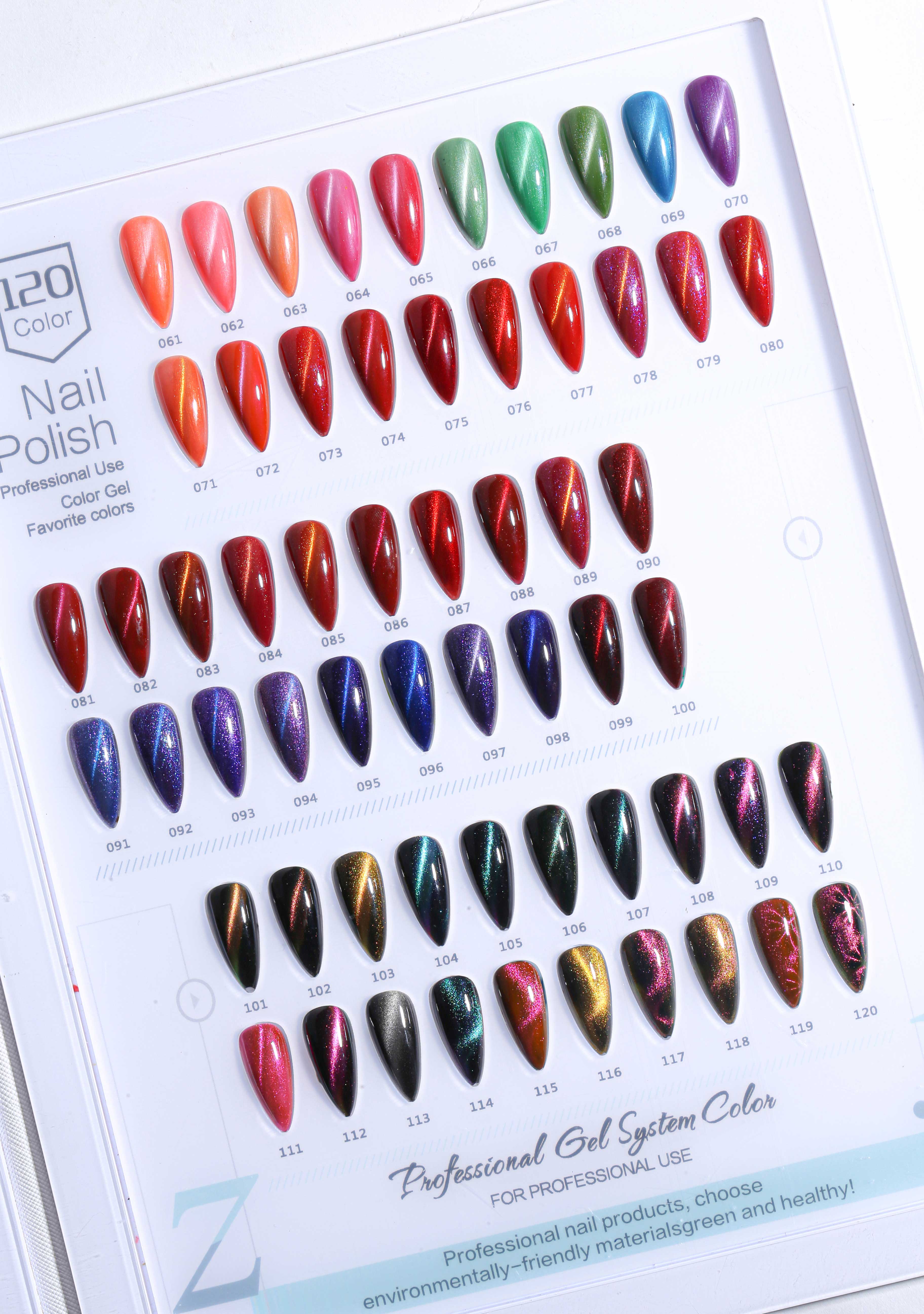 High Pigment Long Lasting Soak Off UV LED Base 120 Colors Shiny Magnetic Cat Eye Gel Nail Polish OEM Art Supplies