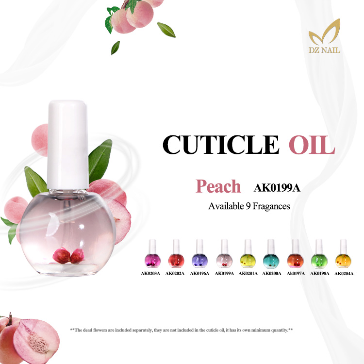 DZ Custom Private Label Logo Dry Flower Nutrition Cuticle Oil 5ml Bulk Nail Care Free Sample Cuticle Oil Custom logo