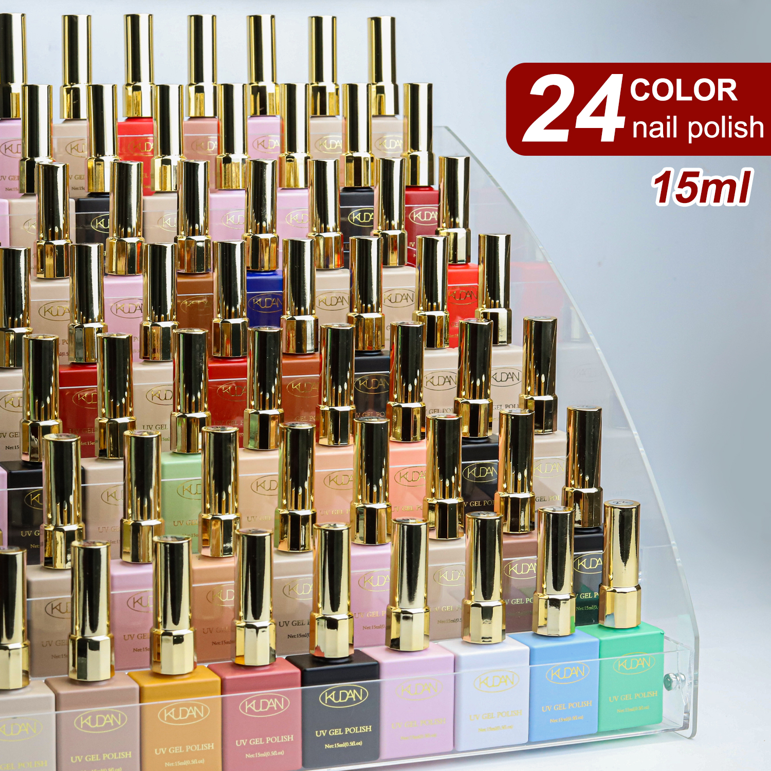 Kudan Gel Nail Polish French Liquid Designer Style Gel Nail Polish UV/LED Soak Long Wear Gel Nails