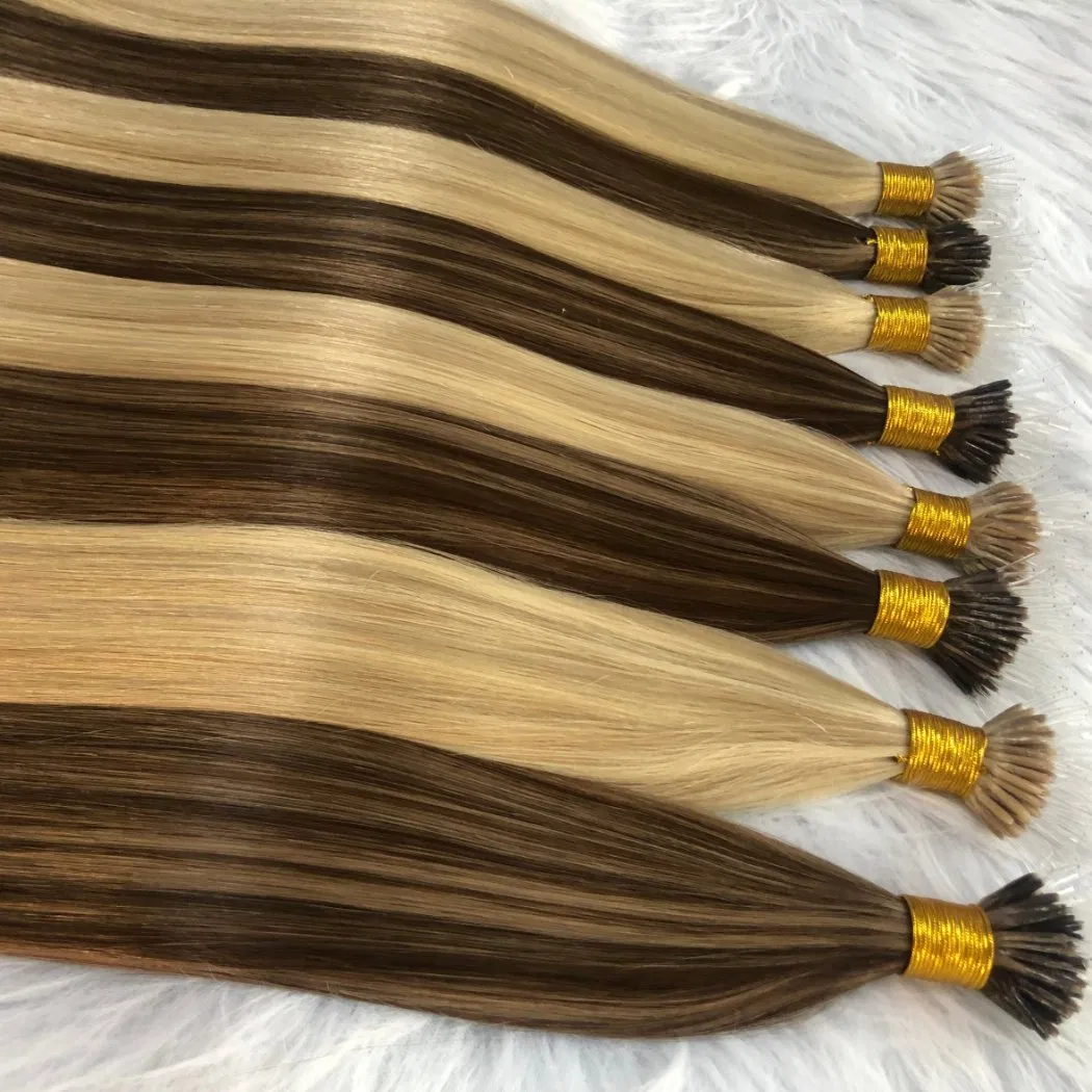 Customizable Non-Tangled Plastic Nano Hair Tip Human Hair Products From China
