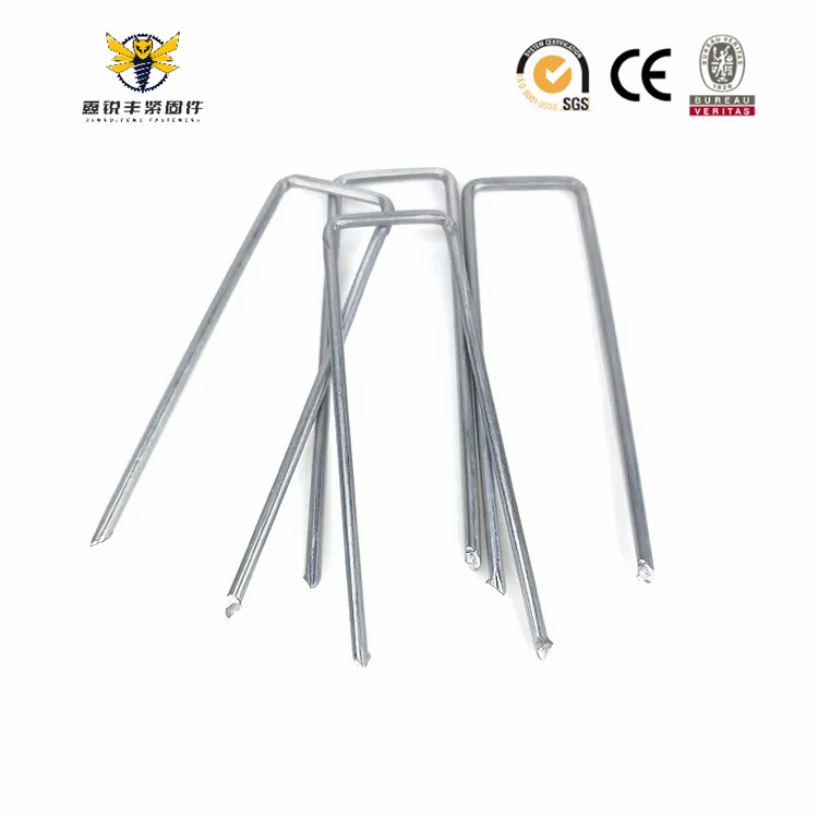 Factory Price Galvanized U-Shaped SOD Staples Lawn Nail for Artificial Grass