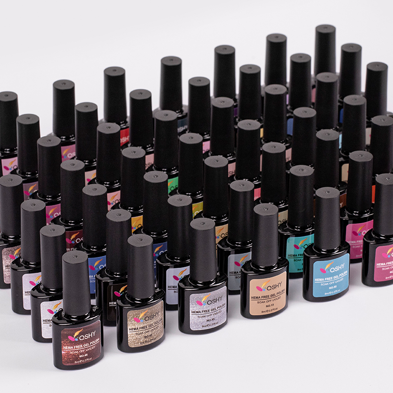 Nail Art Supplies Private Label Gel Polish Uv Led Gel Soak off 8ml Hema Free Vegan Gel Polish