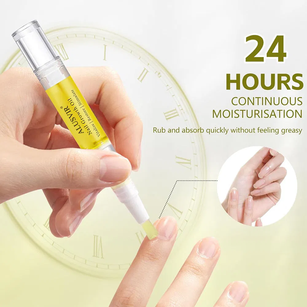 Vegan Nail Growth Oil Serum Moisturizing Strengthening Cuticle Oil for Nail Health