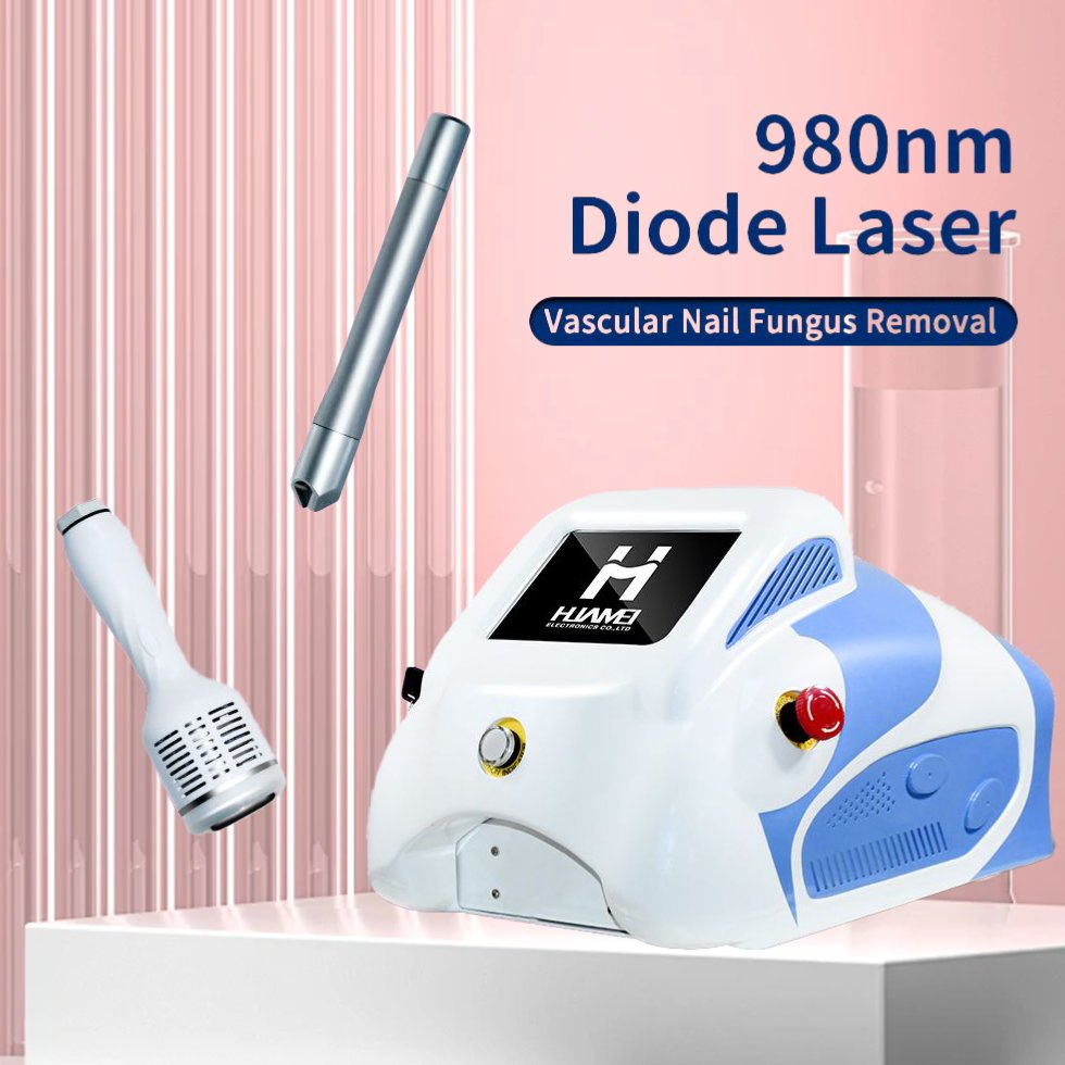 Weifang Huamei 980nm Semiconductor Laser Treatment for Nail Fungus/980nm Laser Vascular Resection 980nm Semiconductor Laser