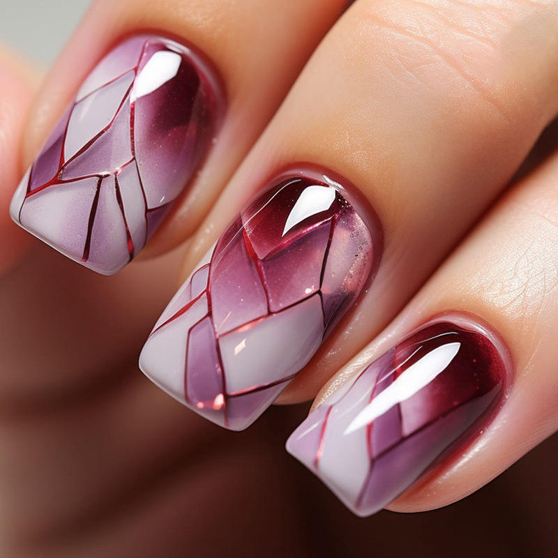 Wholesale Salon Quality Nude Color Gel Polish Fake Gel Nail Sticker UV Gel Nail Strips Led Lamp Drying Semi Cured Gel Nail Wraps
