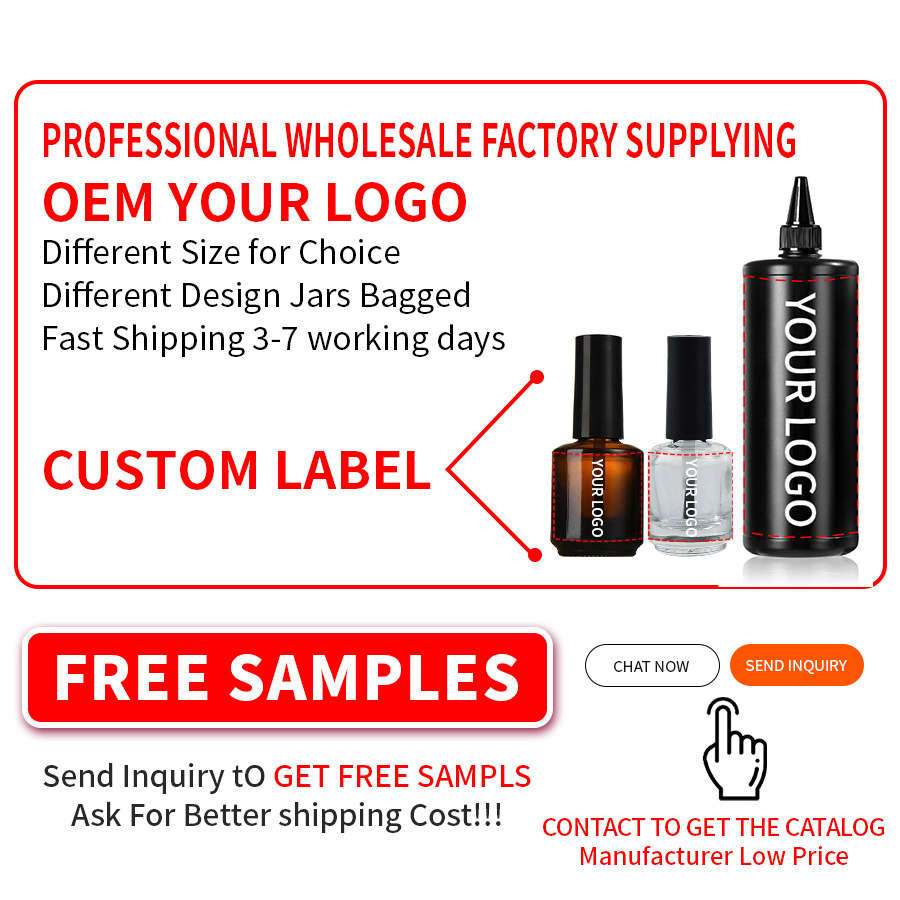 Custom Logo 15ml Fast Dry Nail Primer Dehydrator Private Label Acid-Free Acrylic Professional Salon Art Nail Prep for DIY