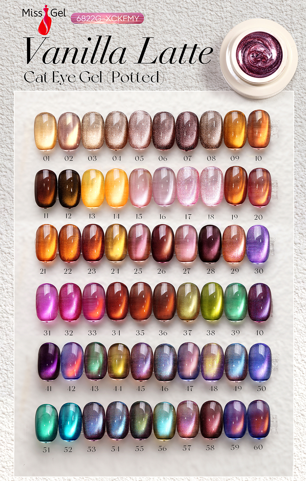 Missgel New HEMA TPO Free OEM 3000 Colors UV Gel Polish 15ml Potted Cat Eye Gel Custom Private Label TPO Free UV Nail Gel Polish