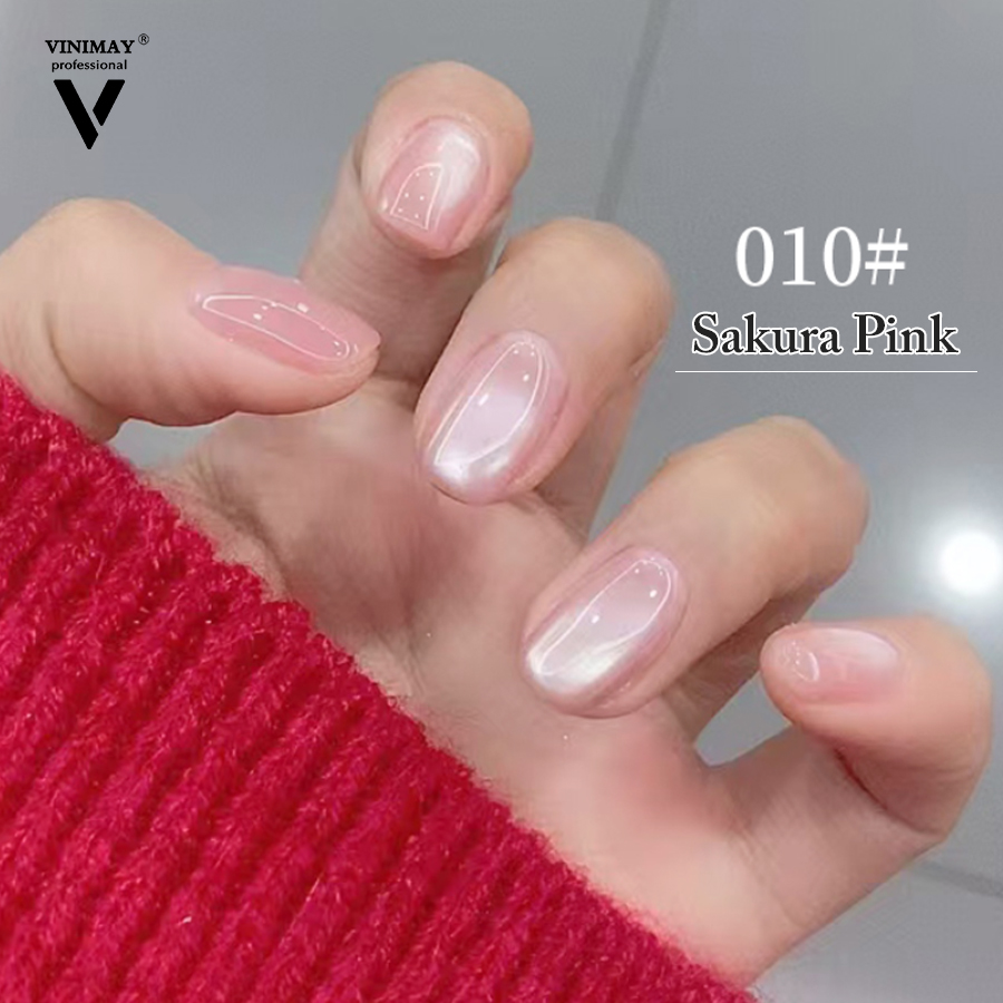 Vinimay 40 Colors Cat Eye Gel Polish Set Trending Diamond Reflective Crystal Magnetic Cat Eye Gel Suitable for Nail Salons