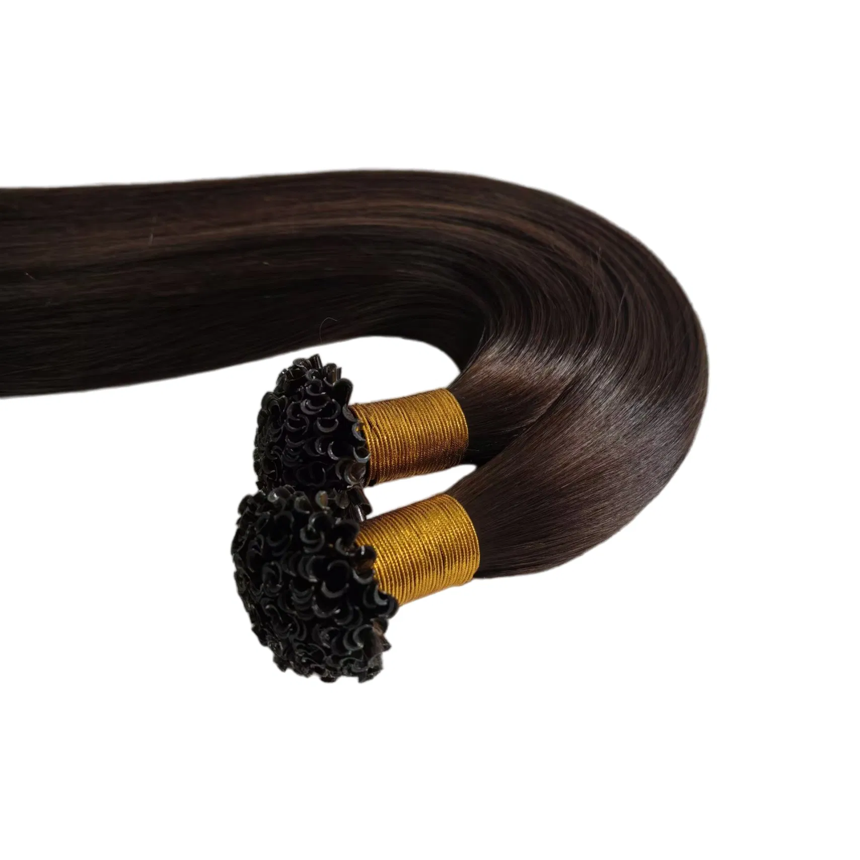 Youcai Luxury U-Tip Hair Extensions Human Hair Wig Russian Hairstyle