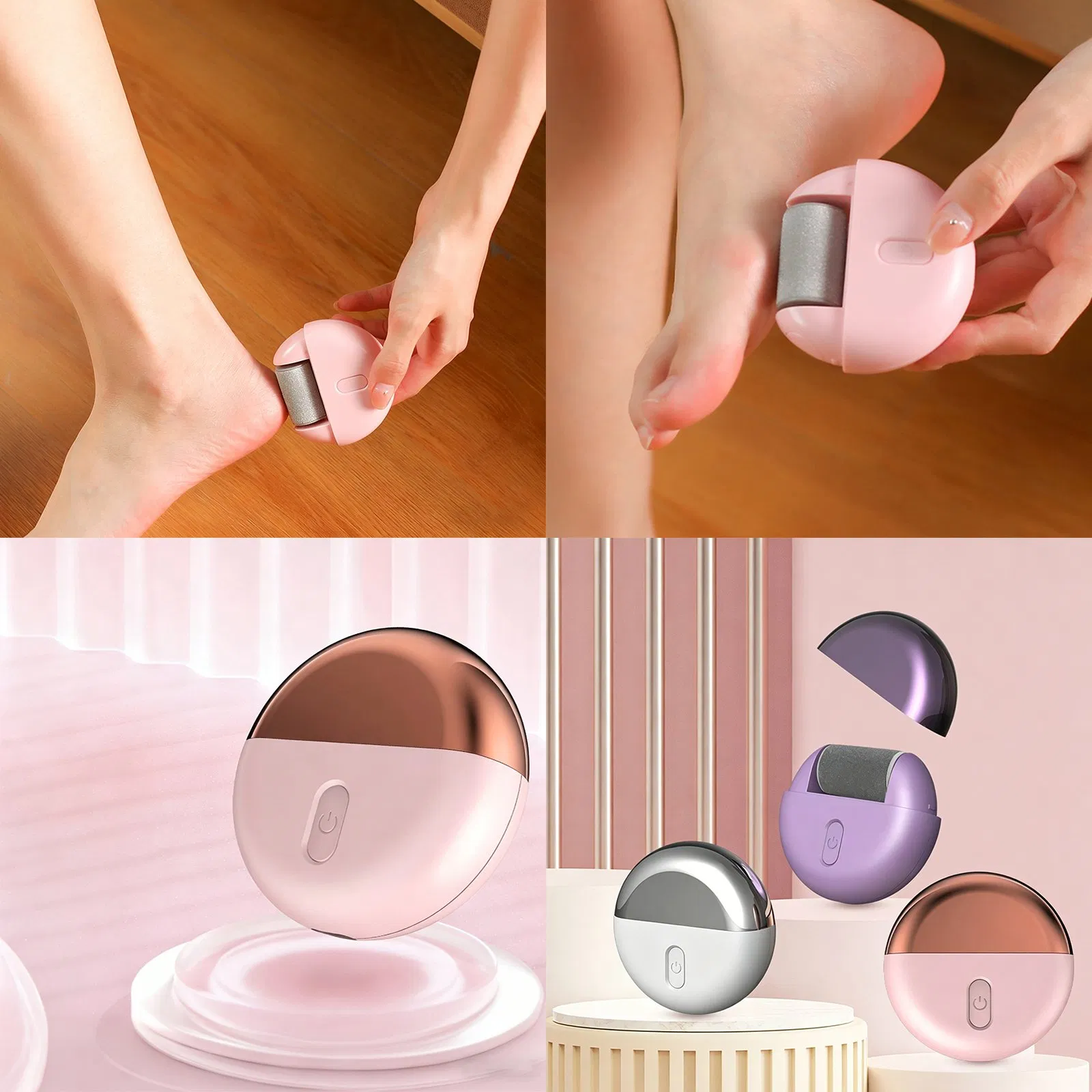 PG12 Rechargeable Electric Foot Dead Skin Exfoliator Care Pedicure Beauty Device