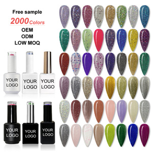 Wholesale 15ml Organic UV Gel Nail Polish Vegan Shell Colors Private Label No MOQ Factory-Supplied Nail Polish
