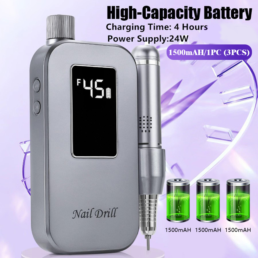 Duofu Convenient Nail Drill for Effortless Polishing and Manicure Anywhere