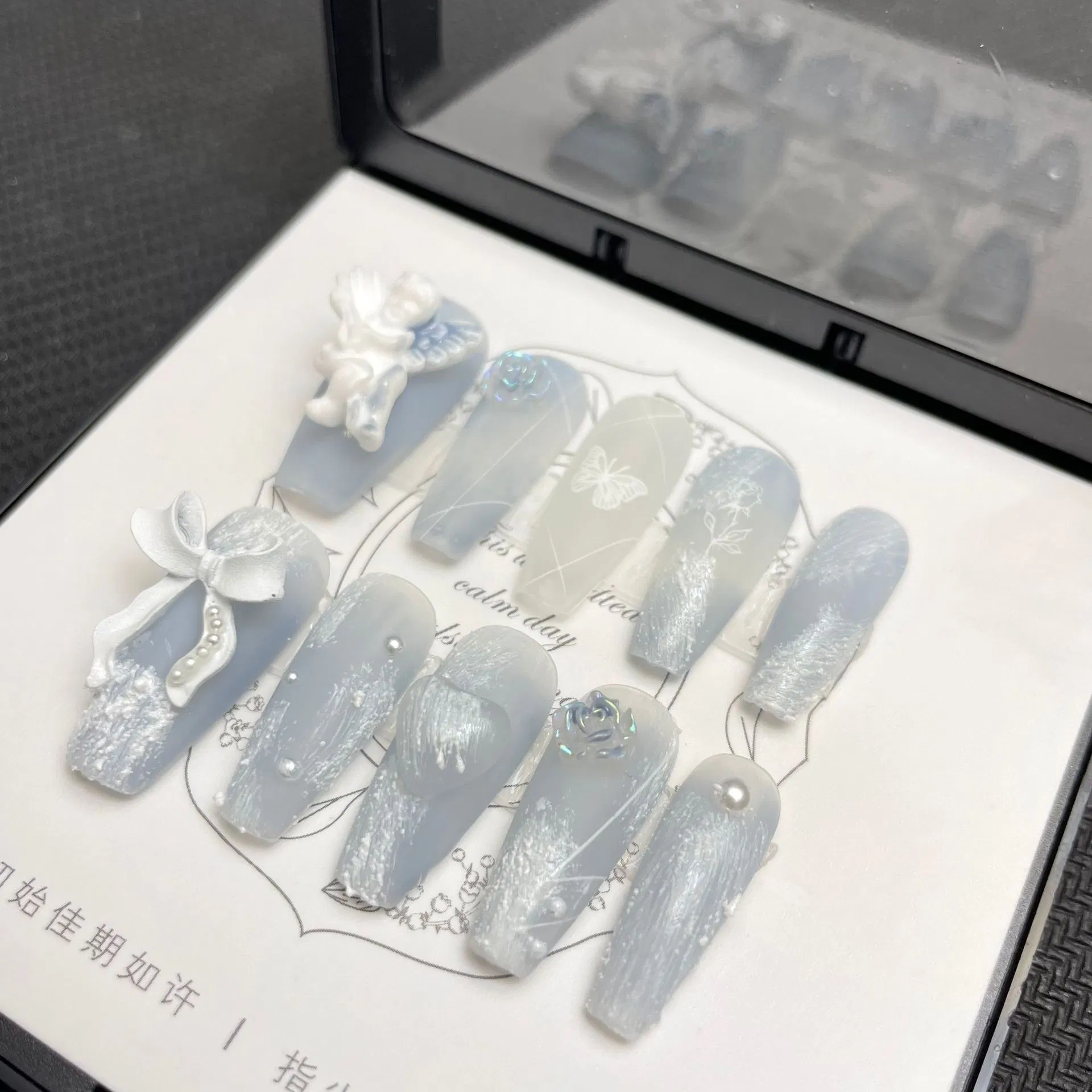 High Quality Press on Nails Private Label Custom Acrylic Artificial Gel Art Nails