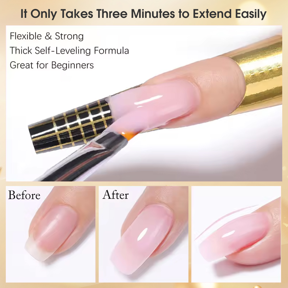 Professional Private Label Nails Beauty Gel Polish 11 Colors 50G Nail Extensions Gel