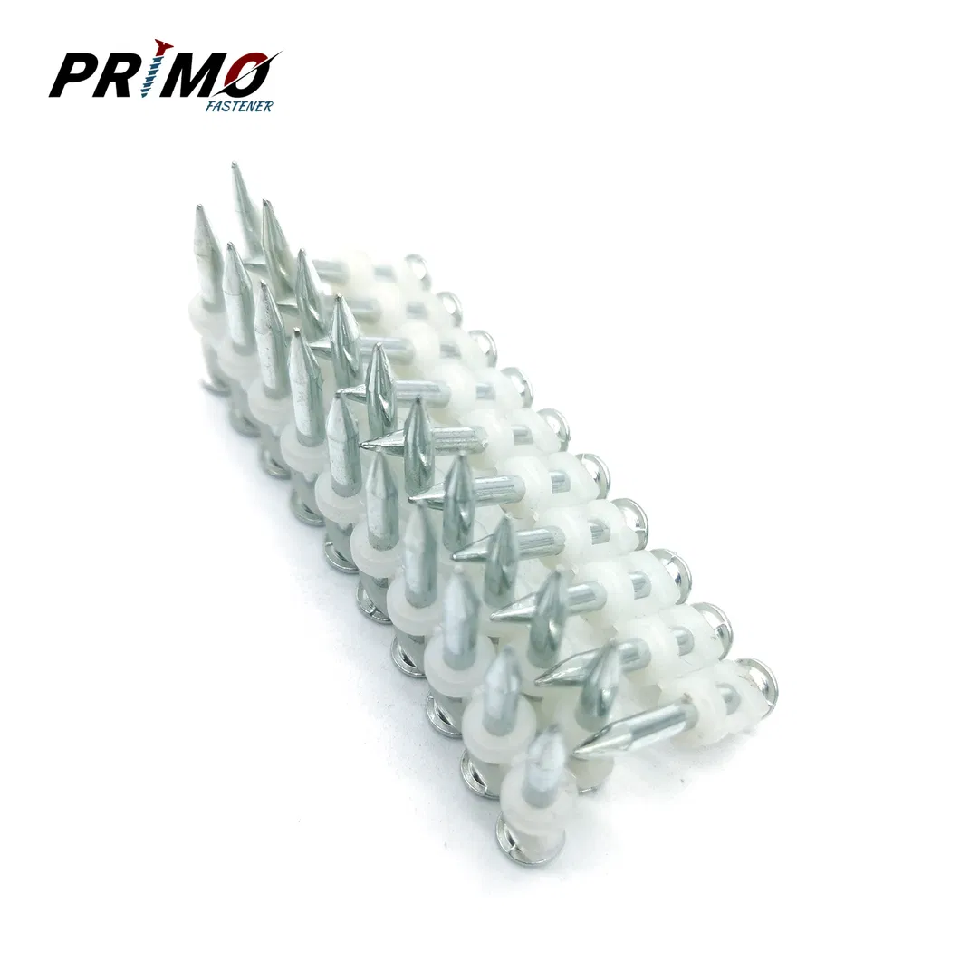 Ballistic Point Step Hot DIP Galvanized Collated Concrete Nails