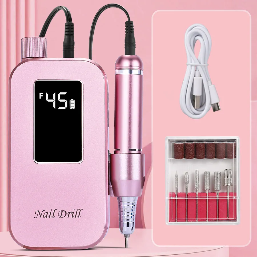 Convenient Nail Drill for Effortless Polishing and Manicure Anywhere