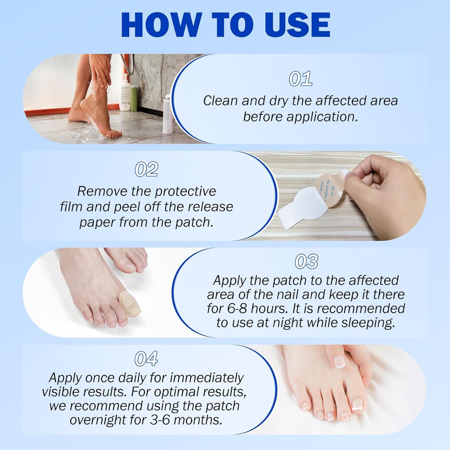 Damaged Discolored Fragile Nail Repair Solution Adhesive Nail Wraps and Stickers