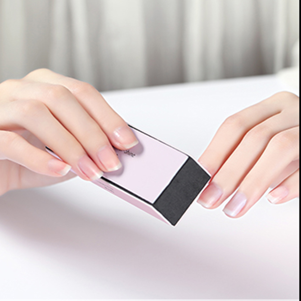 4-in-1 Natural Nail Shiner 4 Way Block 4- Step Buffing Block Shine Nail Buffer