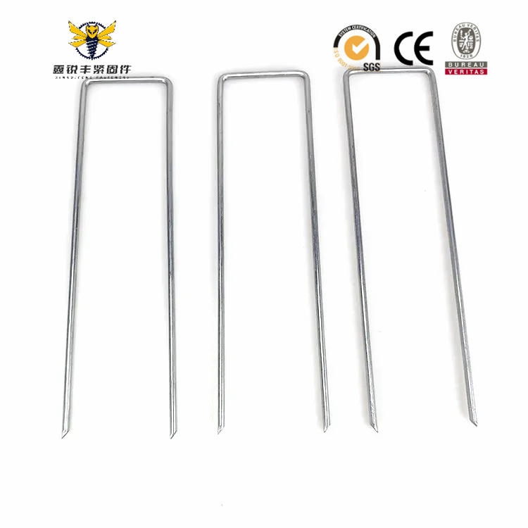 Factory Price Galvanized U-Shaped SOD Staples Lawn Nail for Artificial Grass