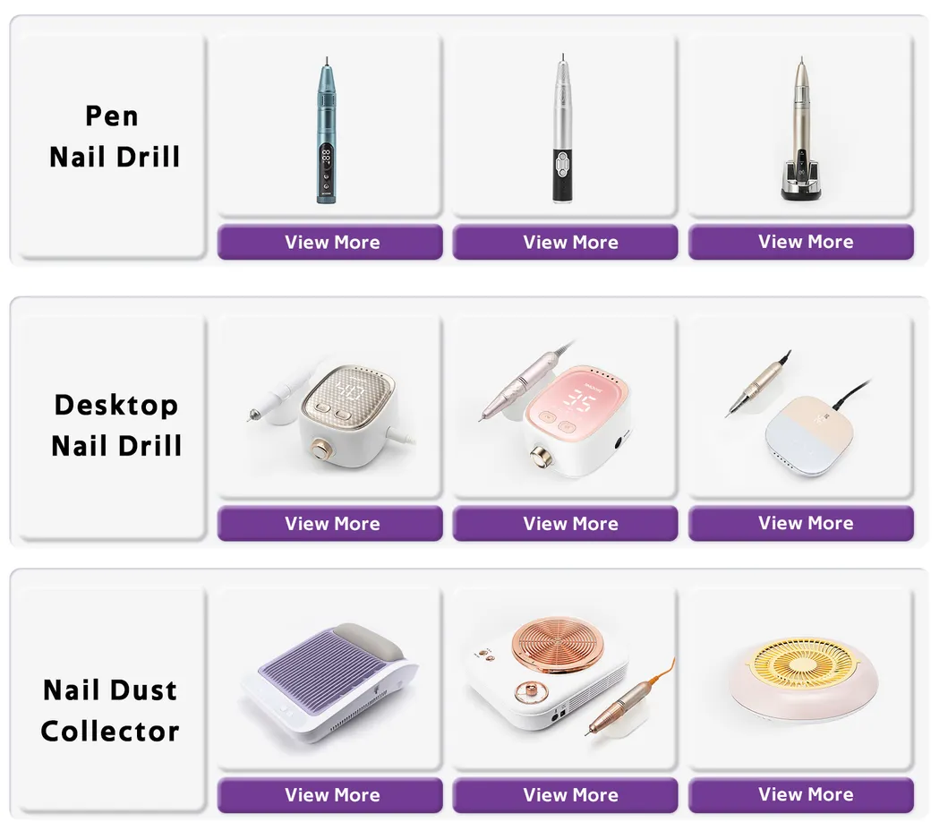 Wholesale New Age Products Nail Grinder Gentle for Sensitive Nails Popularity High Power Gel Remover Desktop Nail Salon Equipment Home Use