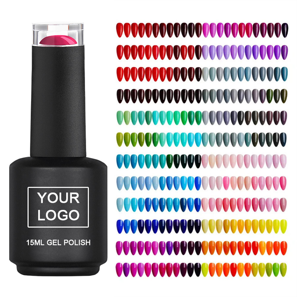 Professional Custom Logo Private Label Creat Your Own Brand Soak Off Easily UV LED Gel Nail Polish For Nail Beauty