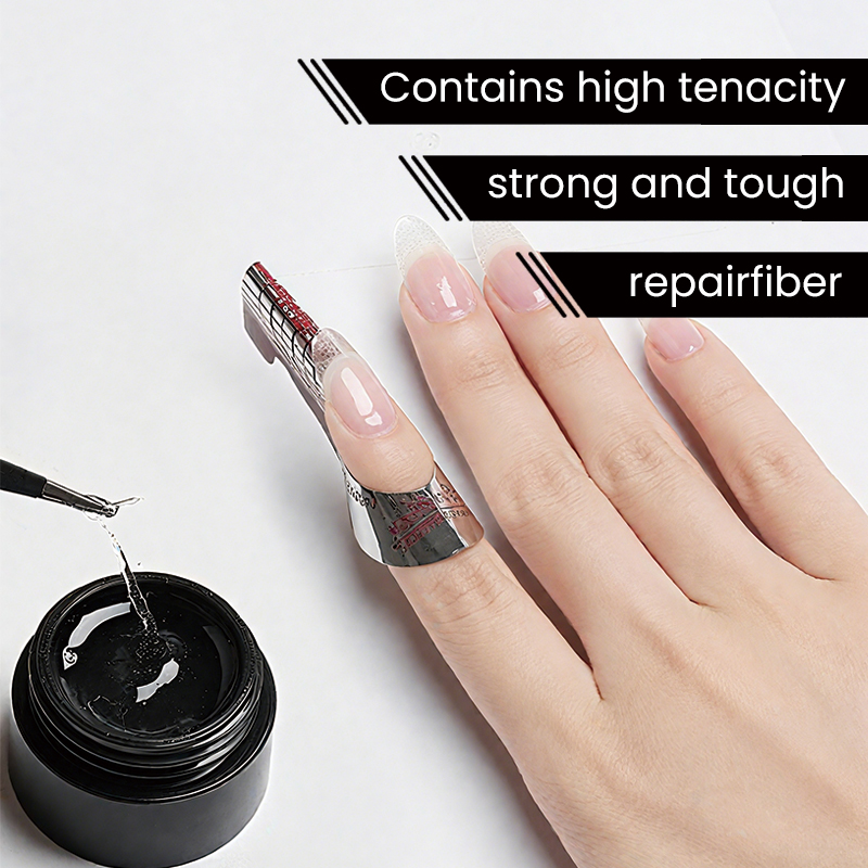 ISAY BEAUTY Professional Hard Builder Extension Clear Fiber Nail Gel UV Gel Repair and Reinforcement Nails
