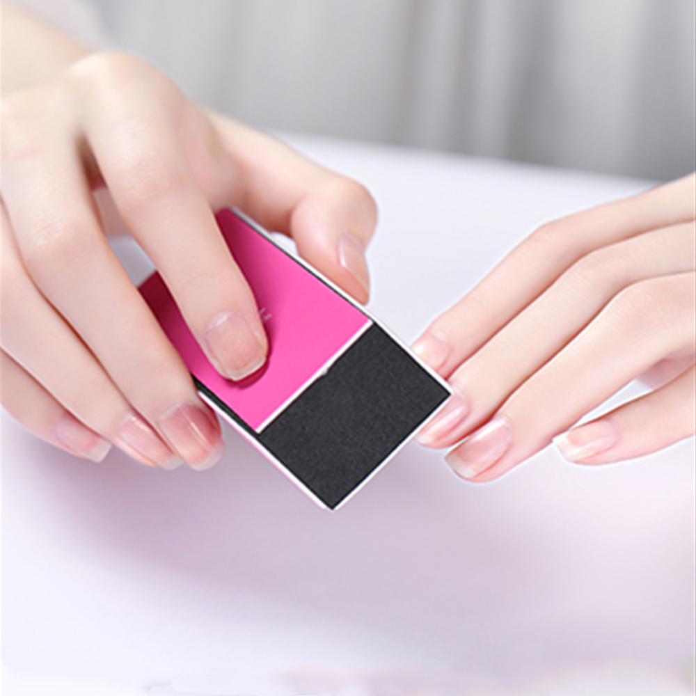 4-in-1 Natural Nail Shiner 4 Way Block 4- Step Buffing Block Shine Nail Buffer