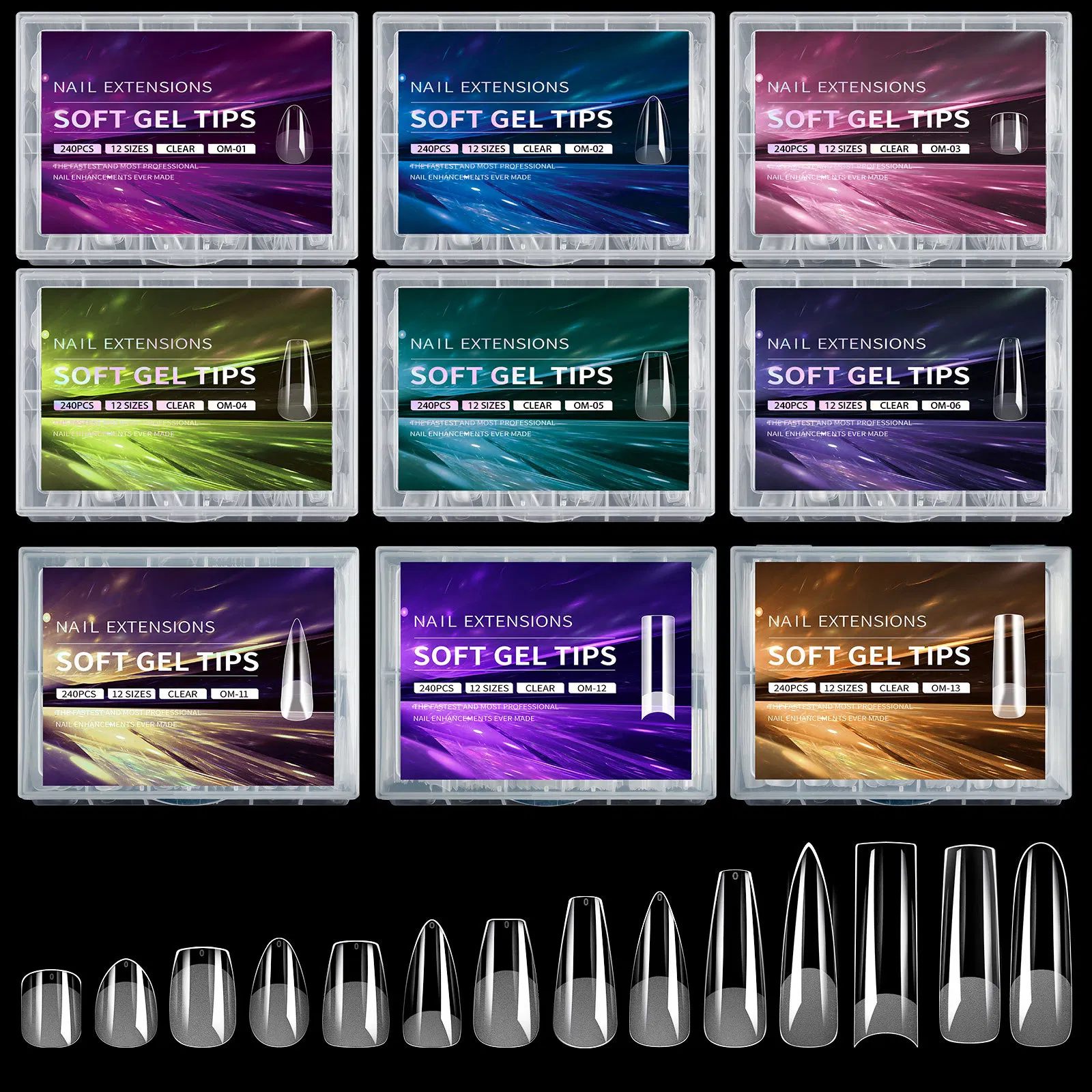 Gel Nails Tips Showcase
