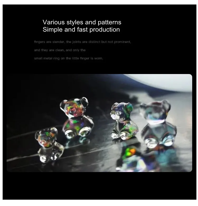 Popular Nail Art Design Silicone Mould, Manicure Plastic DIY Pattern Mold