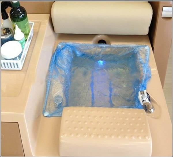 Factory Good Quality Pedicure Chair with Elastic LDPE SPA Liner Safety Product
