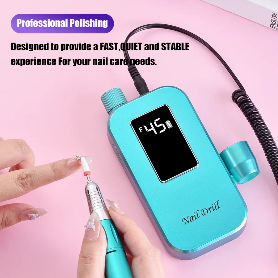 Convenient Nail Drill for Effortless Polishing and Manicure Anywhere