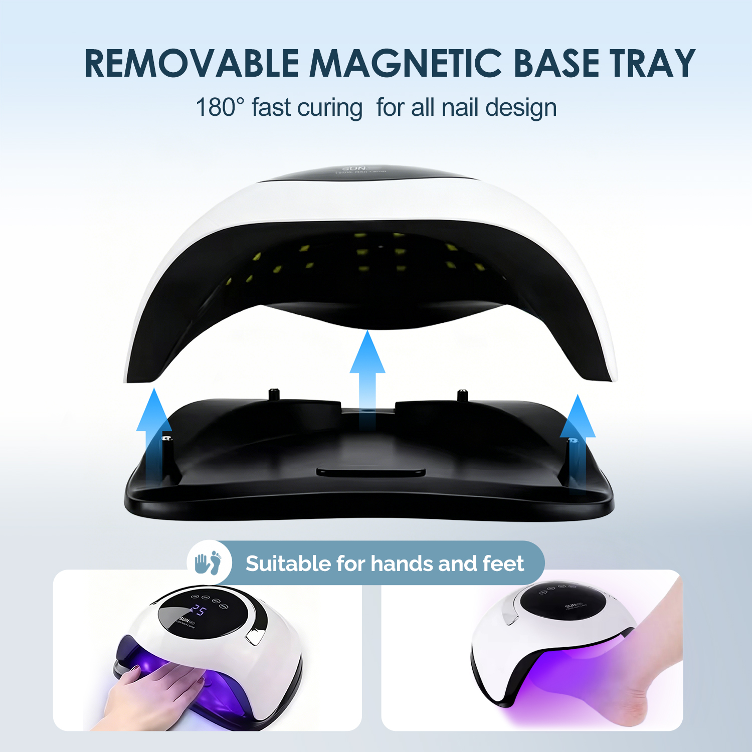 Professional 120W Uv Led Nail Lamp in Home and Salon Dryer Gel Nails Uv Led Nail Lamp