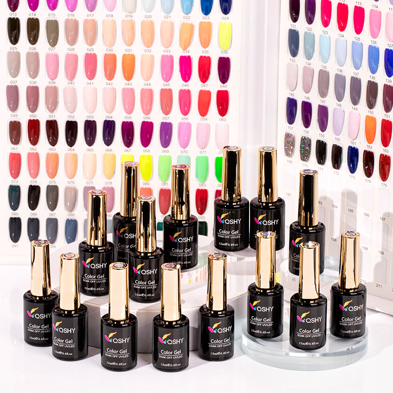 Professional Salon Nail Art Kit High Quality 12-Color Gel Nail Polish Set Permanent Magnetic Organizer for Nail Beauty