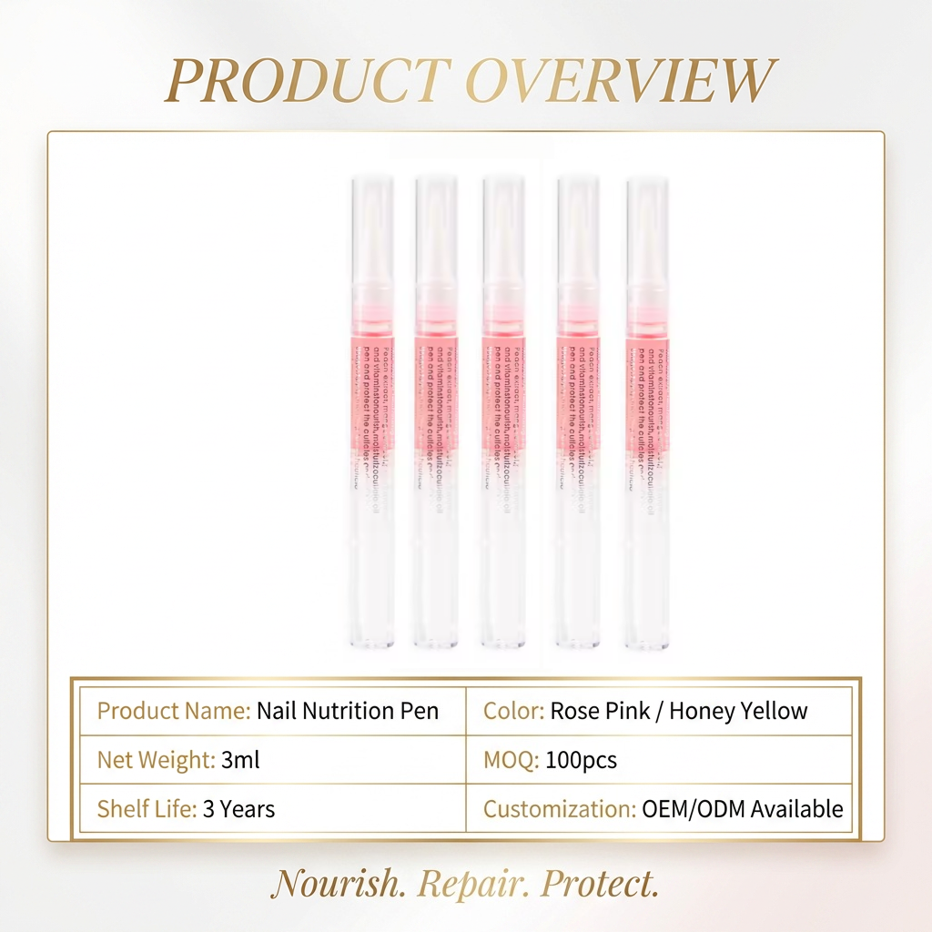Factory Supplied Strengthening Formula Hot Selling Fruit Flavored Nail Revitalizer Cuticle Oil Pen Repair Pen Nail Nourish