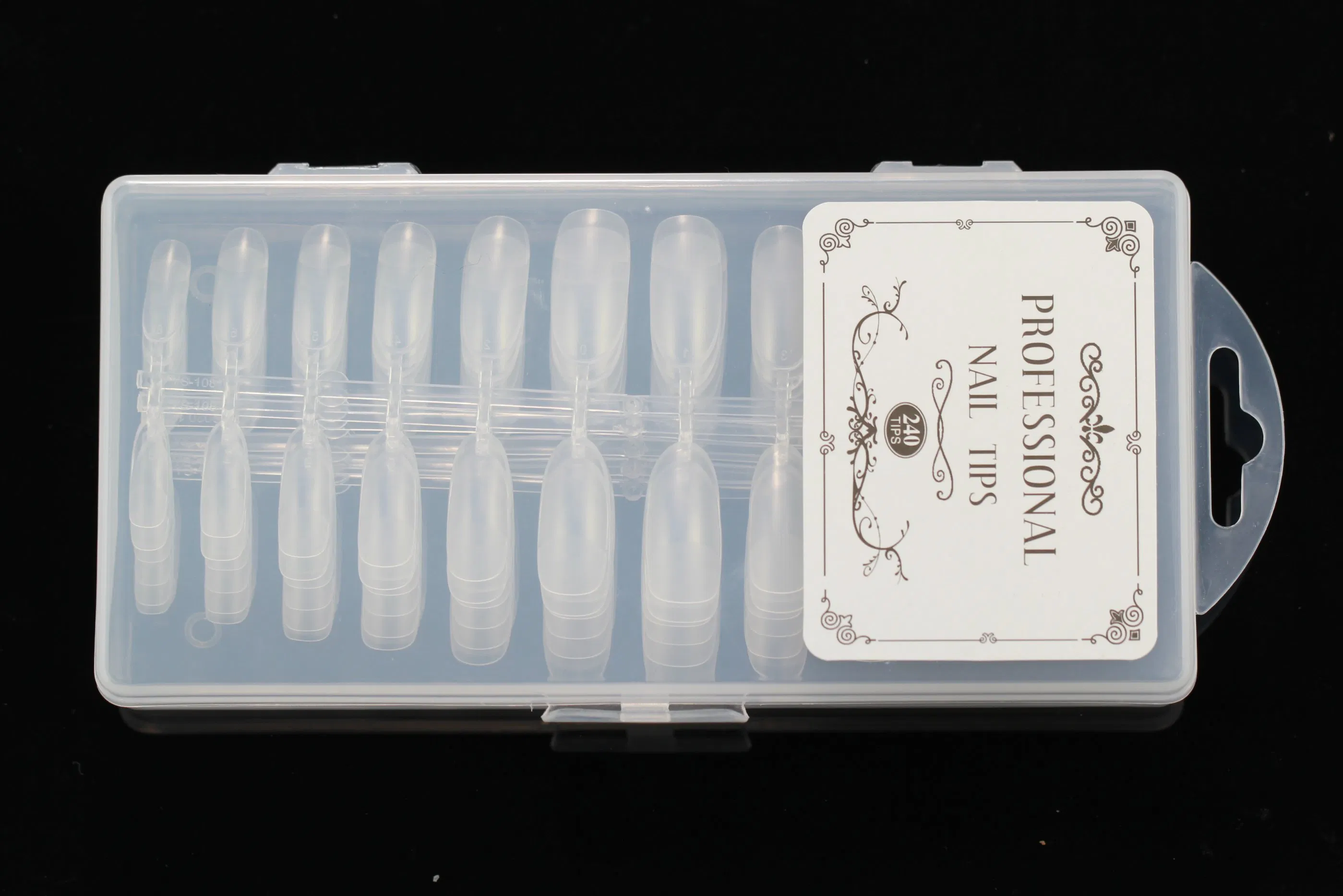 Supplier Acrylic Short Erase Half Cover Nail Tips for Professional Salon