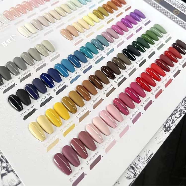 High-End 60-Color Nail Polish Gel Popular Vegetable Gum Common Gel for DIY for New Nail Salons in 2024