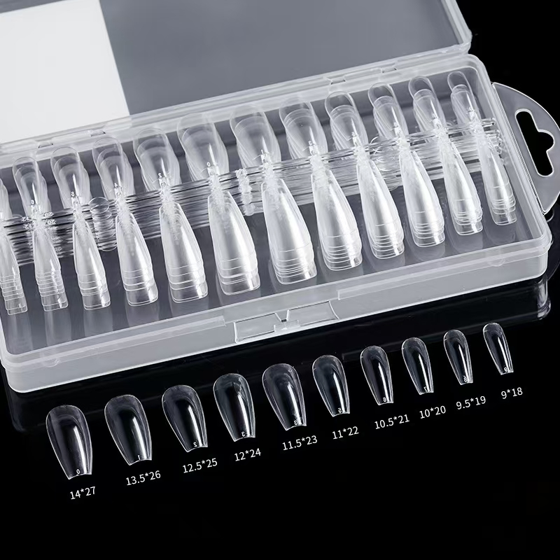 High Quality Transparent Non-Marking Pointed Drop-Shaped Ultra-Thin Nail Art