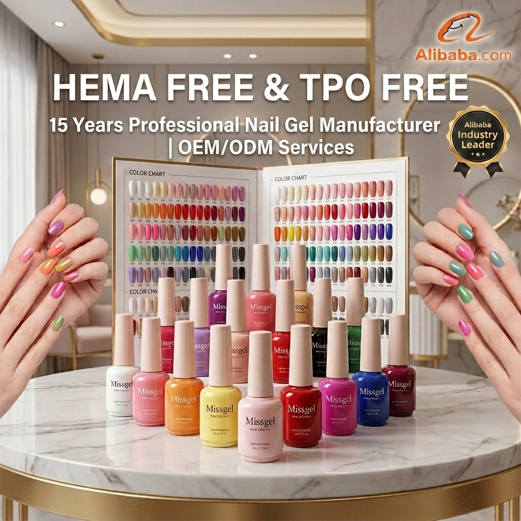 Missgel Wholesale 188 Colors UV Gel Nail Polish Set HEMA Free Non-Toxic Soak Off LED UV Gel Varnish Professional Salon Nail Kit