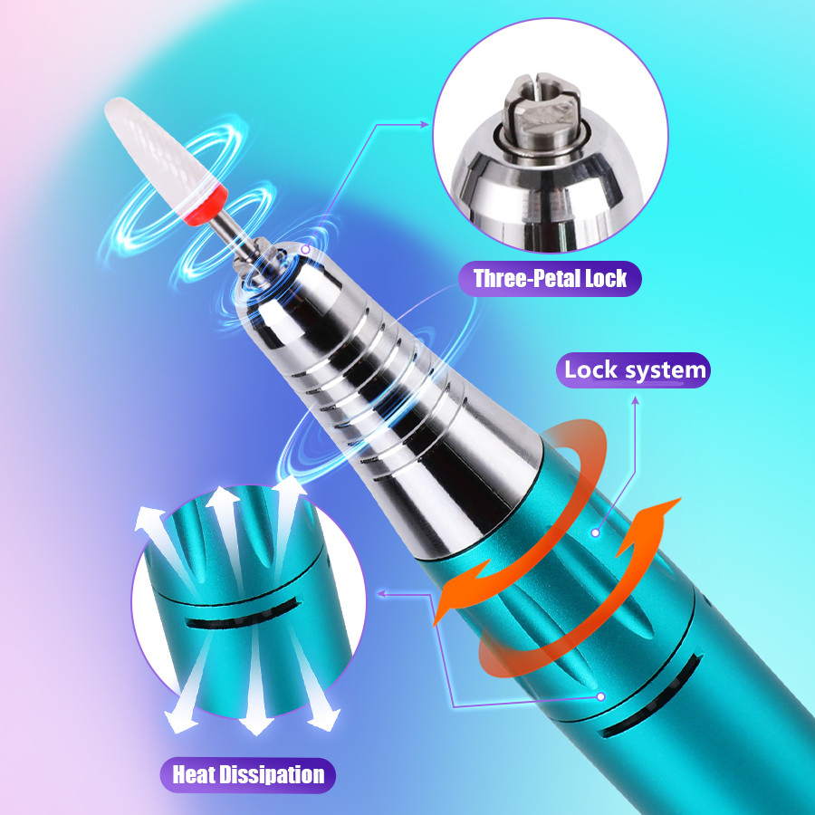 Duofu Convenient Nail Drill for Effortless Polishing and Manicure Anywhere