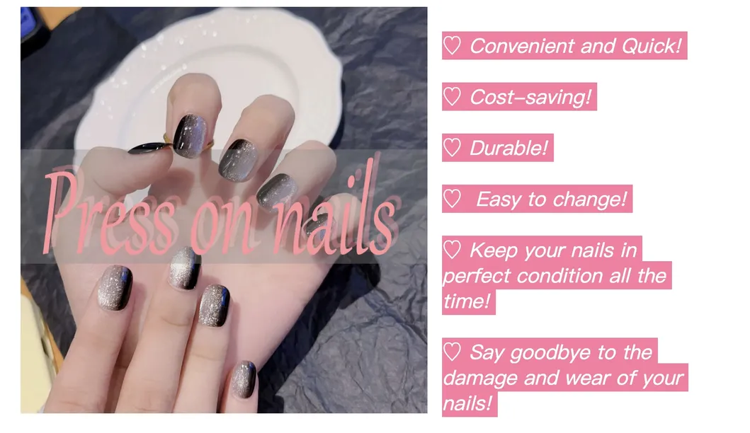 French Style Press on Nail